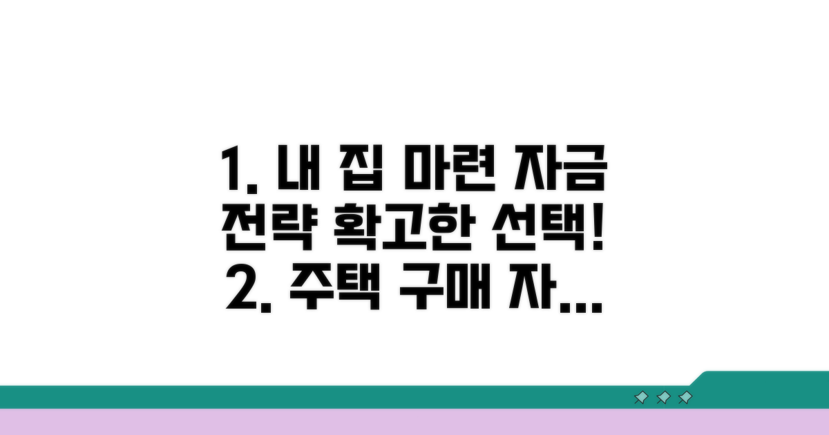 자금 마련 전략과 주택 선택 기준