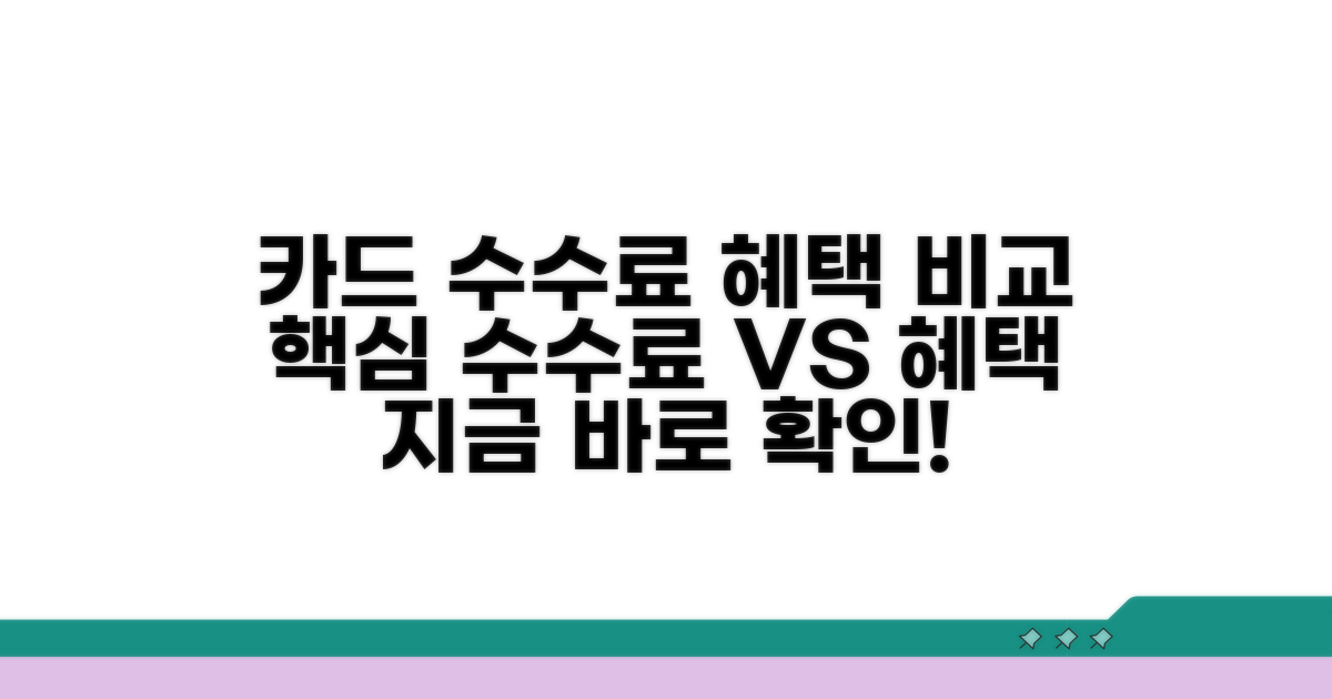 카드 납부 시 수수료와 혜택 비교