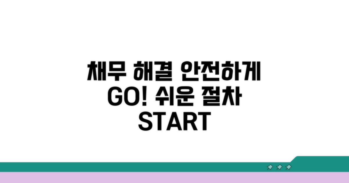 안전하게 채무 해결하는 절차