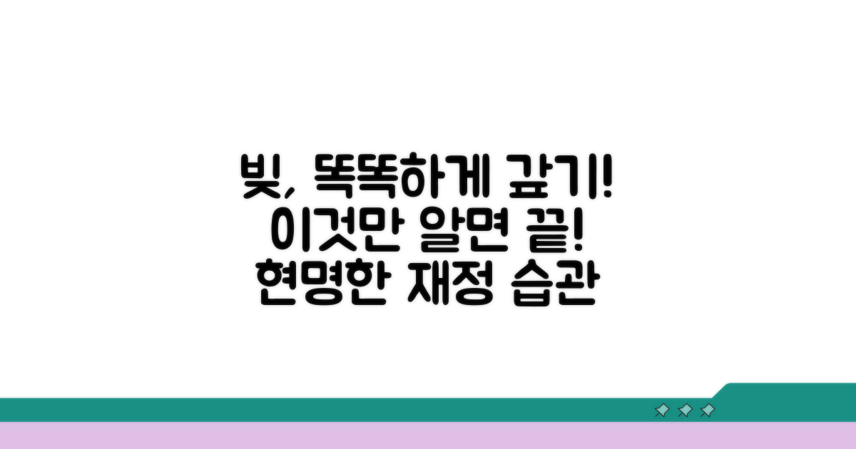 현명한 빚 갚기, 이것만은 알자!