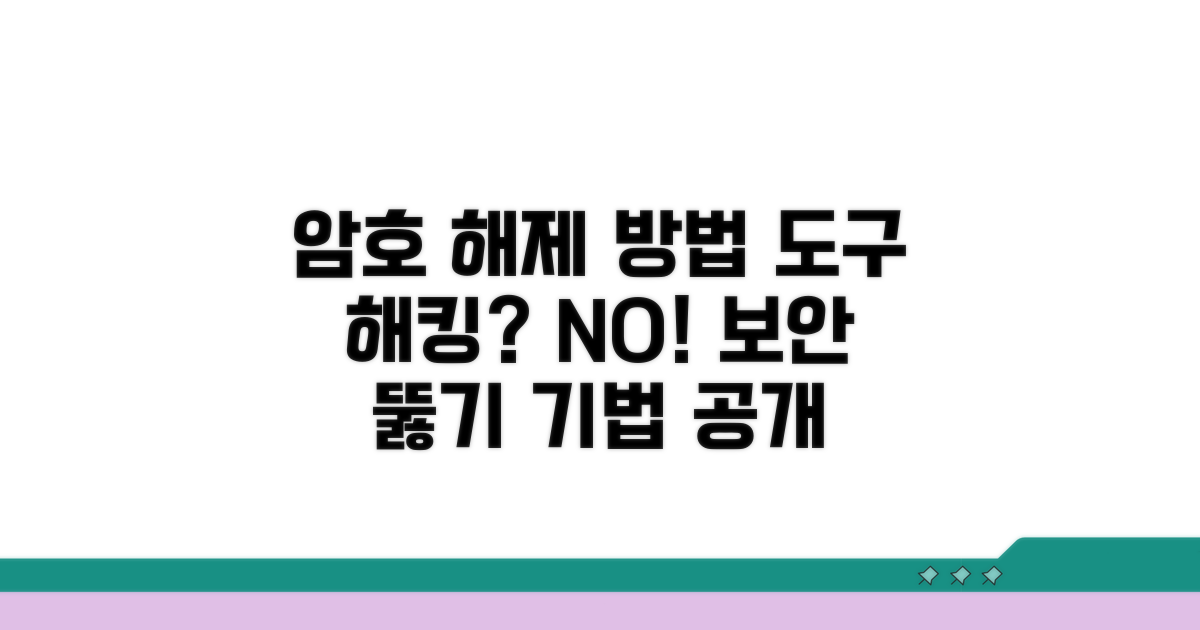 암호 해제 시도: 방법과 도구