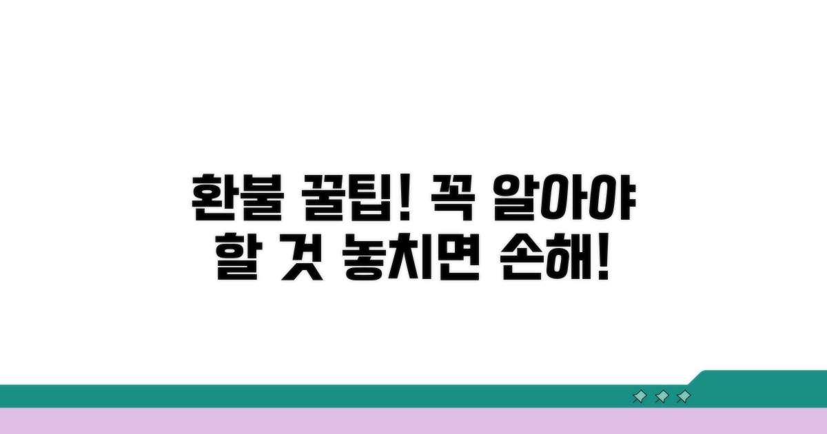 환불 받을 때 꼭 알아둘 점