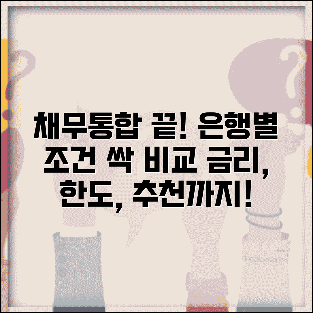 채무통합 대환대출 상품비교 | 은행별 조건 | 금리 한도 | 심사기준 | 추천 상품 | 신청방법