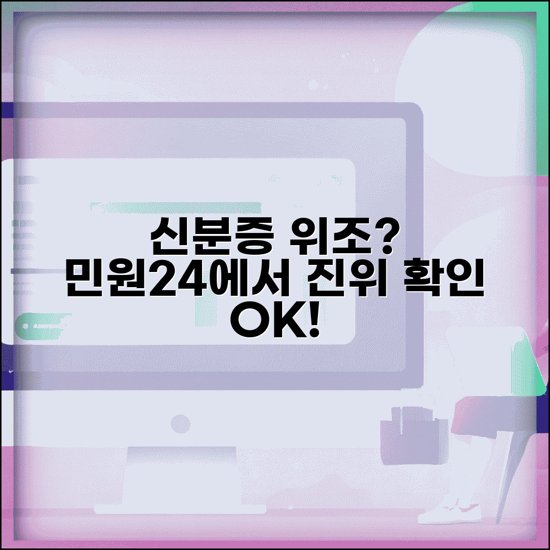 민원24 신분증 진위여부 확인 | 정부 공식 사이트에서 신분증 위조 여부 확인