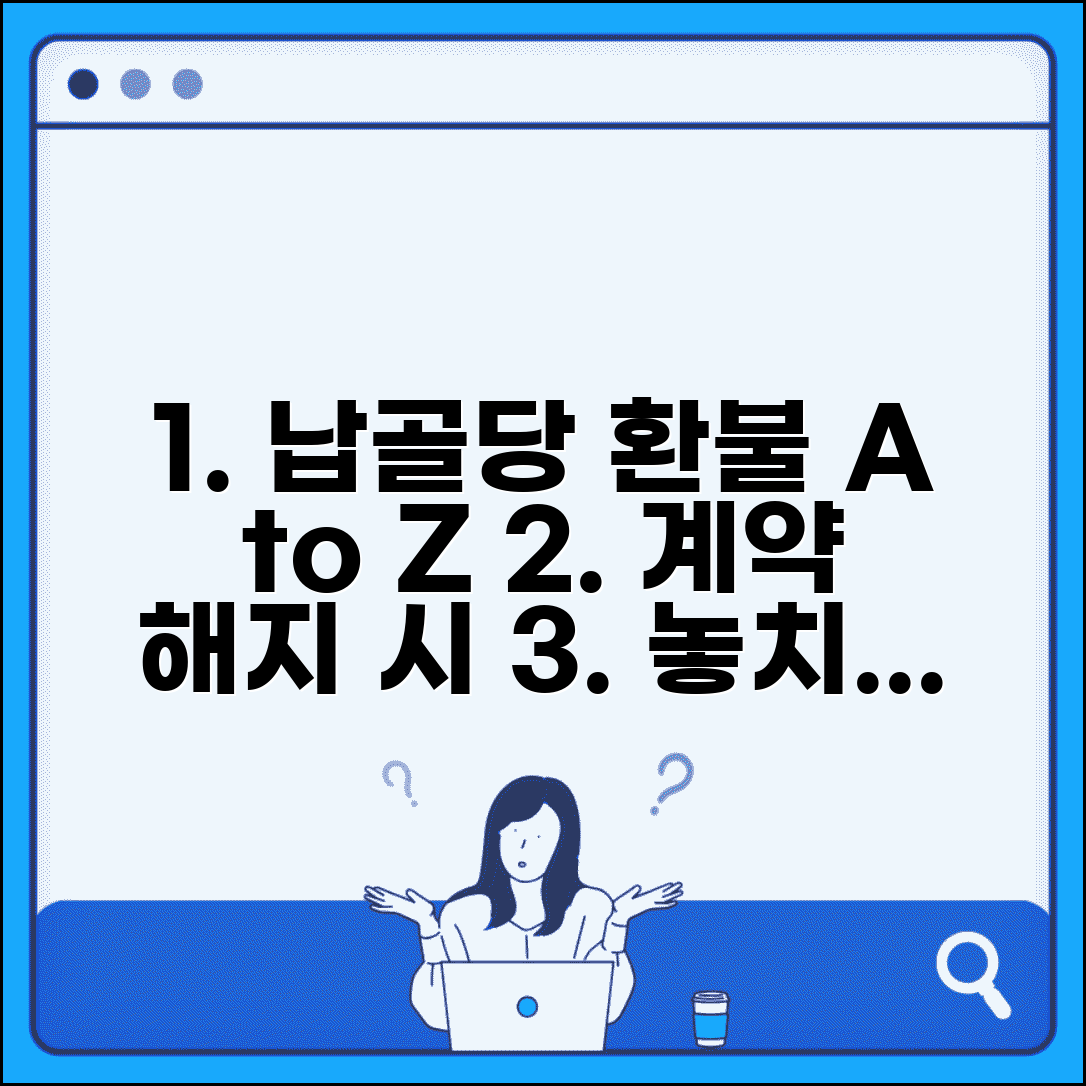 납골당 사용료 환불 | 납골당 계약 해지시 사용료 환불과 이전 절차