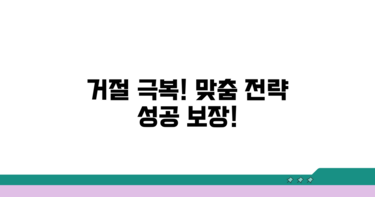거절 사유별 맞춤 대응 전략