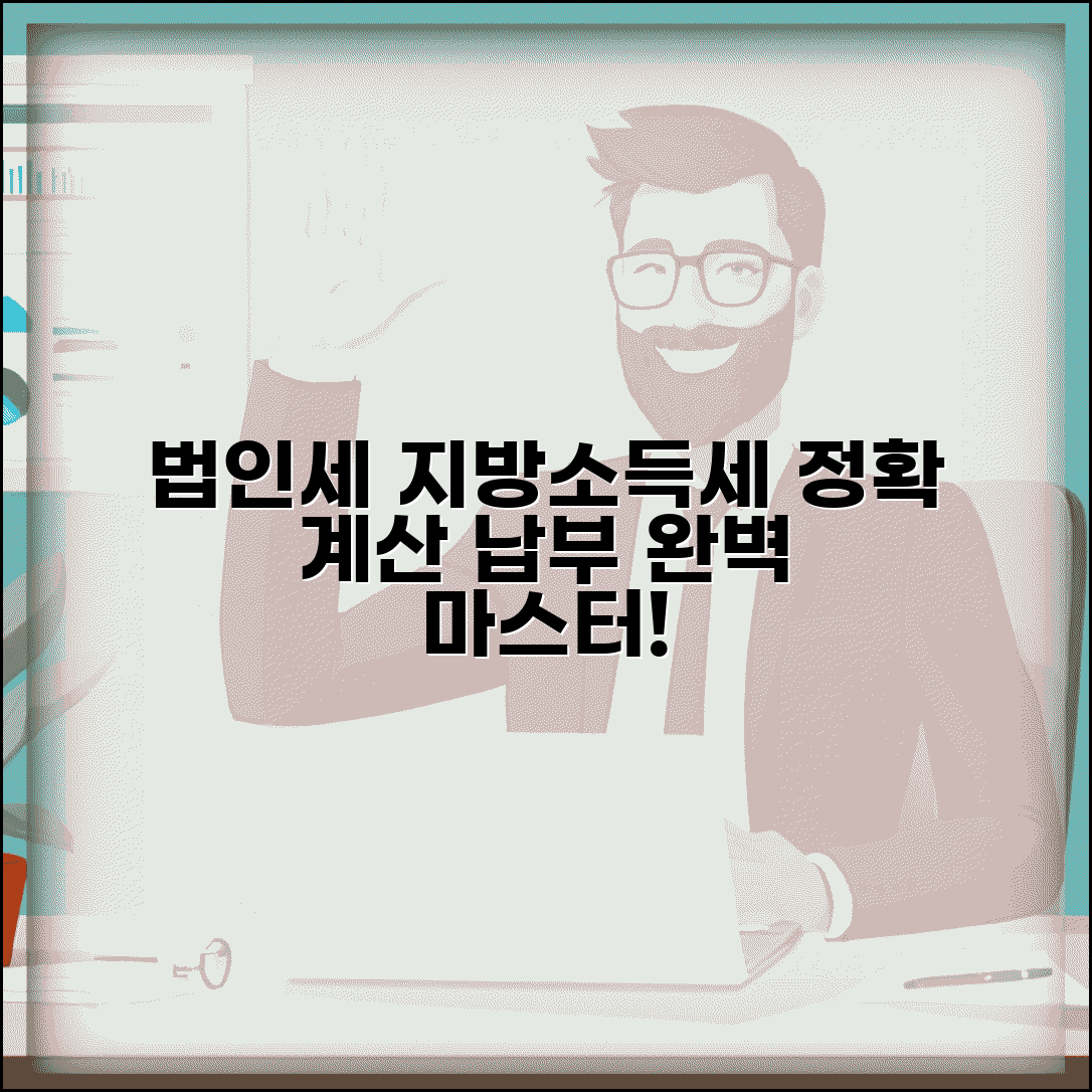법인세할지방소득세 납부 | 법인세할 지방소득세 계산과 납부