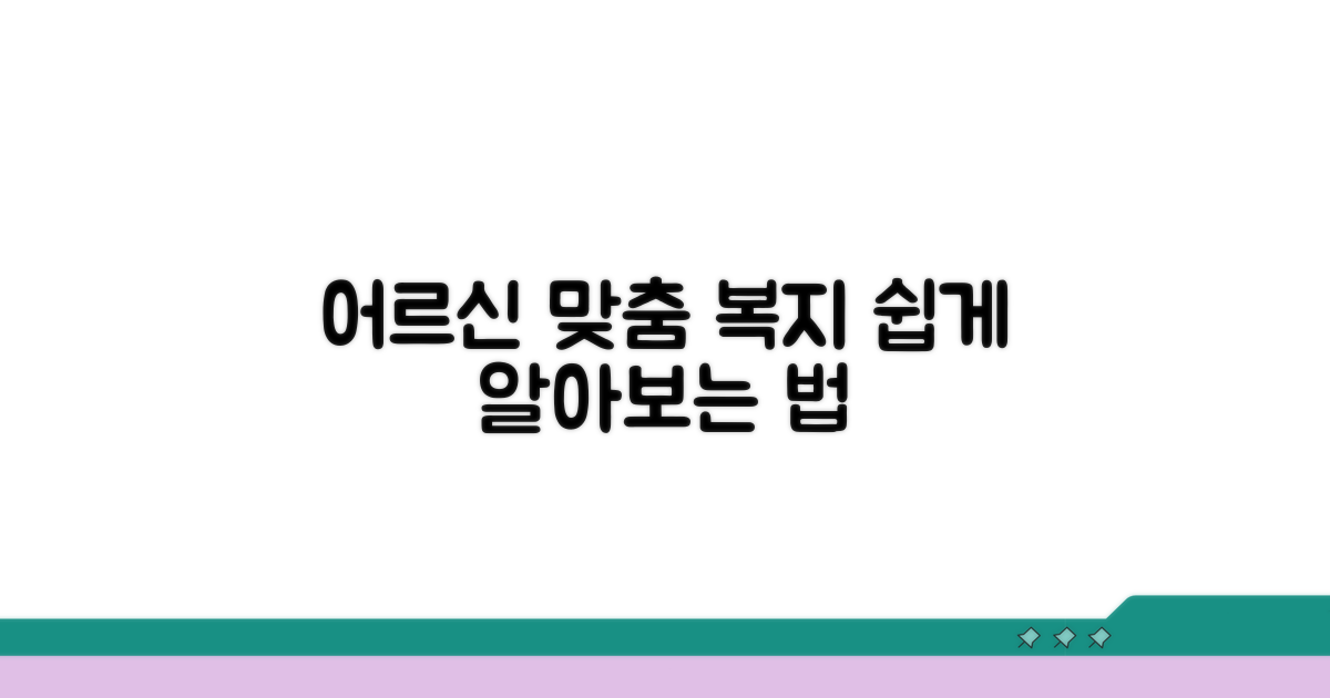 어르신 맞춤 복지 서비스 제공법