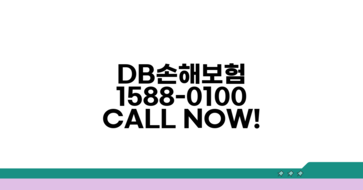 DB자동차보험 1588-0100 전화번호 안내