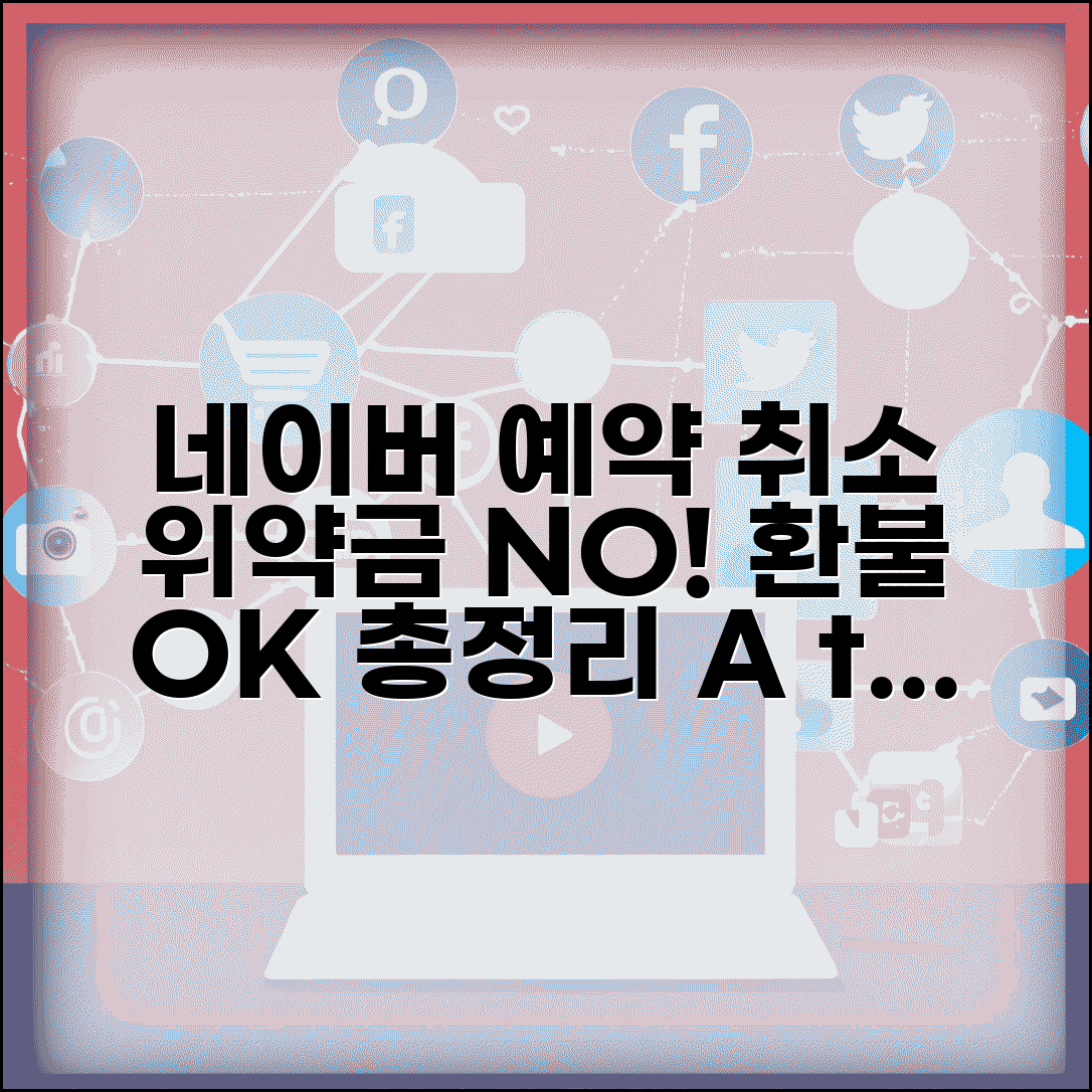 네이버 예약 취소 방법 총정리 | 미용실 병원 카페 예약 취소하고 위약금 없이 환불받기