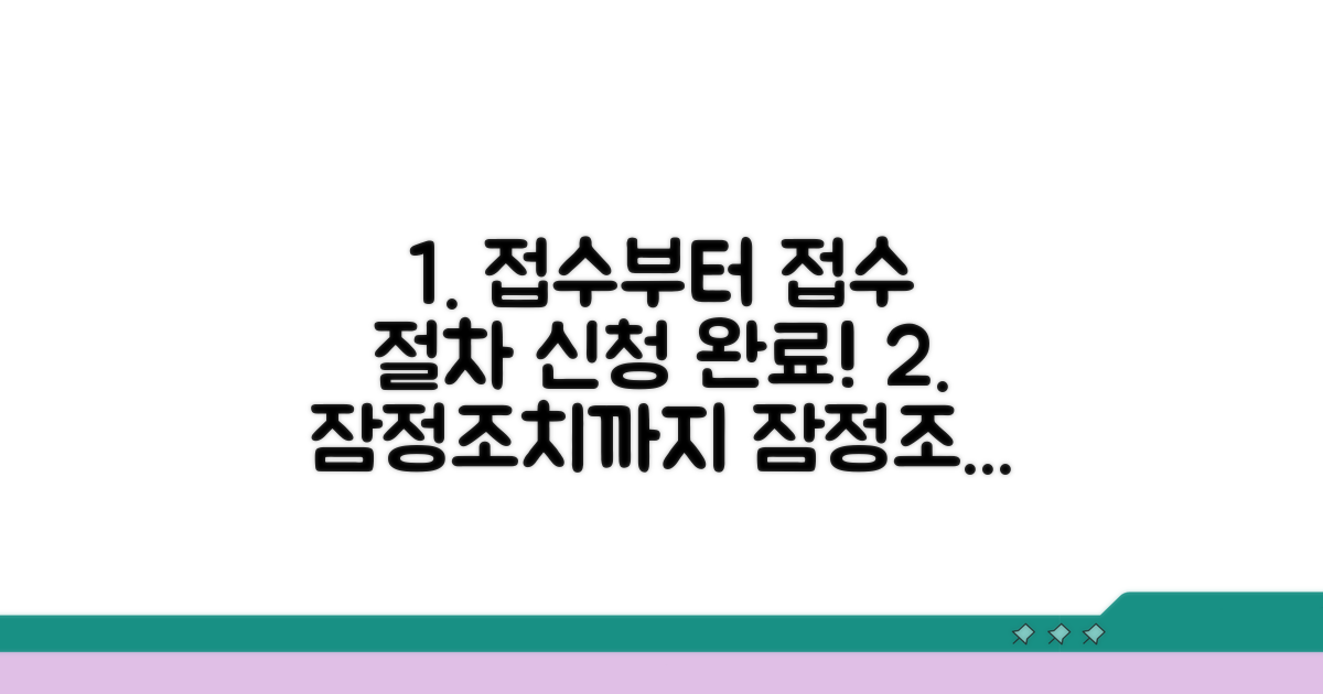 접수부터 잠정조치까지 절차 안내