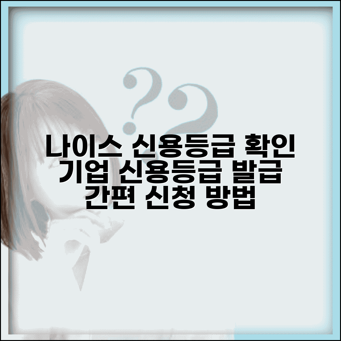 나이스디앤비 신용평가등급확인서 발급 | 기업 신용등급 확인서 신청 방법