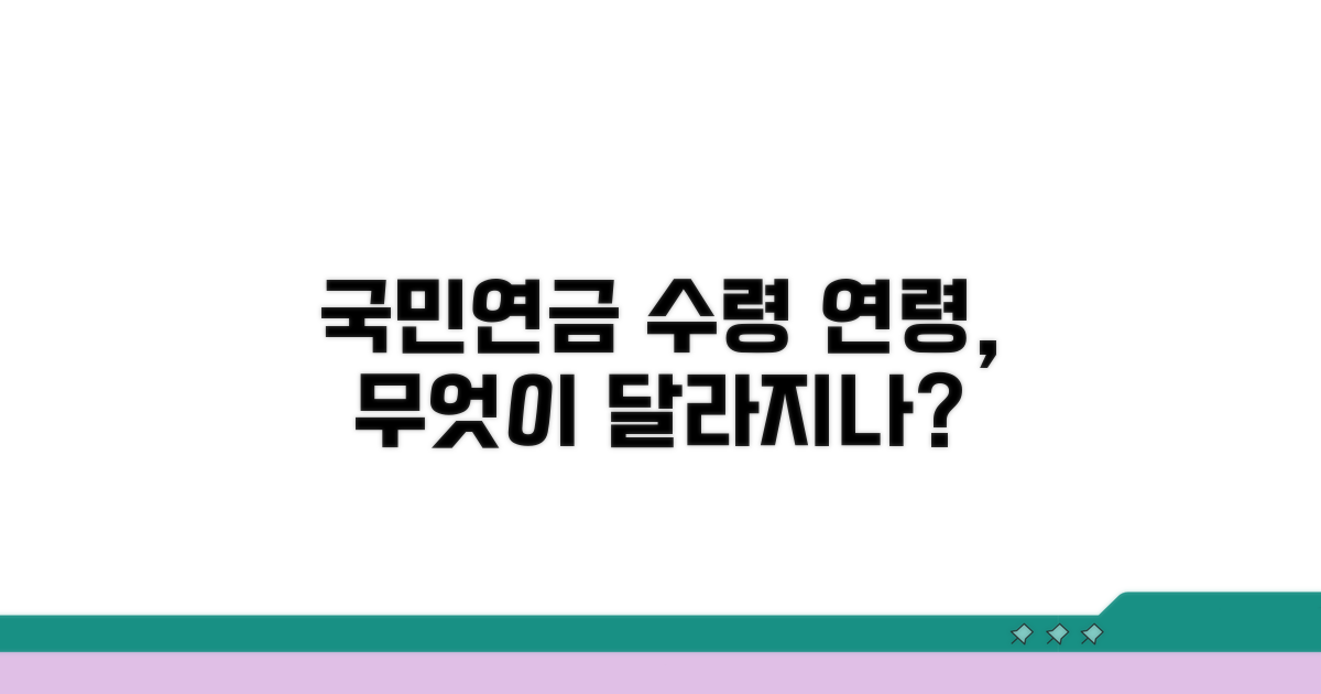 국민연금 수령 연령, 무엇이 달라지나?