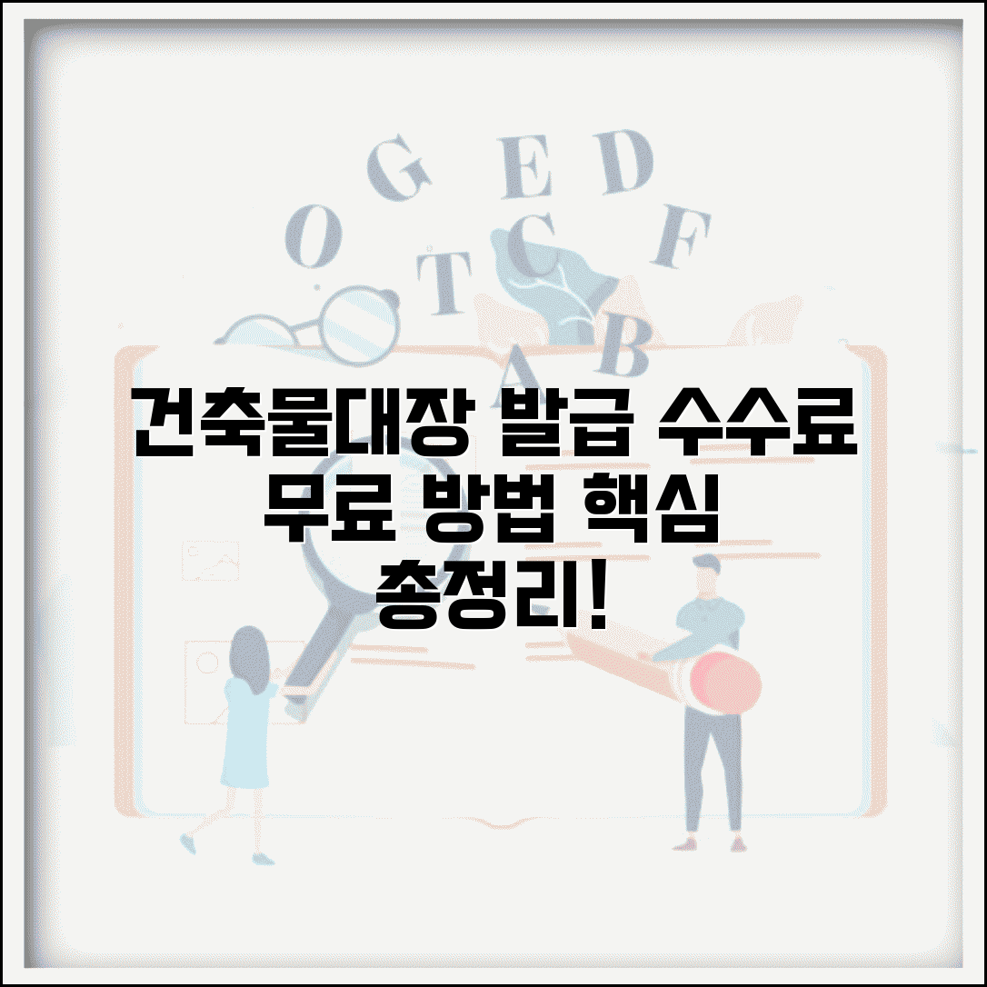 건축물대장 발급 수수료 | 건축물대장 발급비용 및 무료 방법