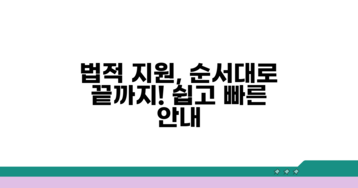 법적 지원 절차 상세 안내