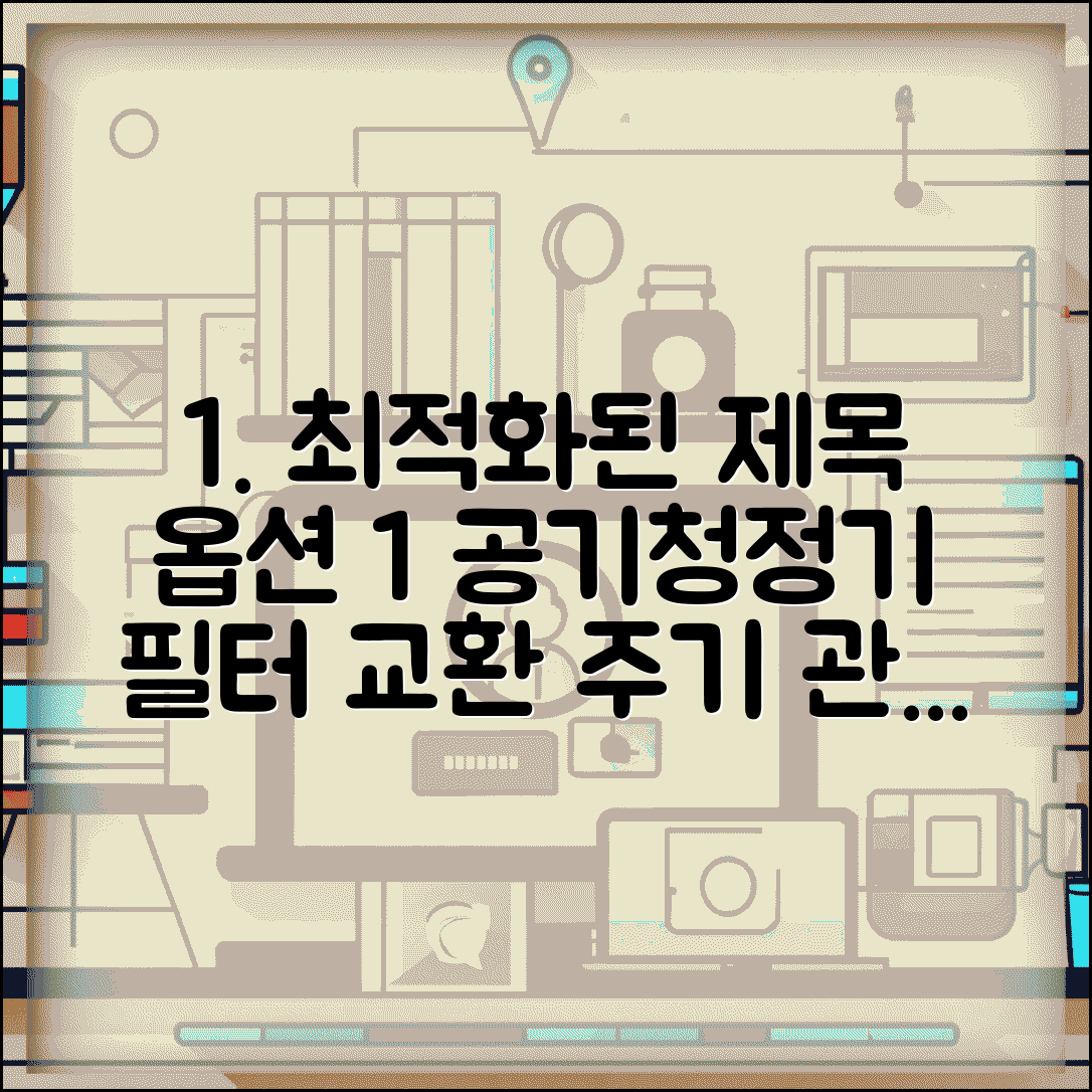 공기청정기 필터 교환주기 | 차량용 공기청정기 필터 관리와 실내 공기 질 개선