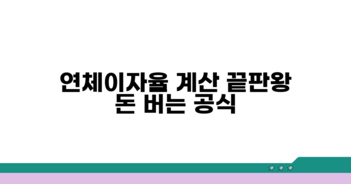 연체 이자율과 계산 공식 파헤치기