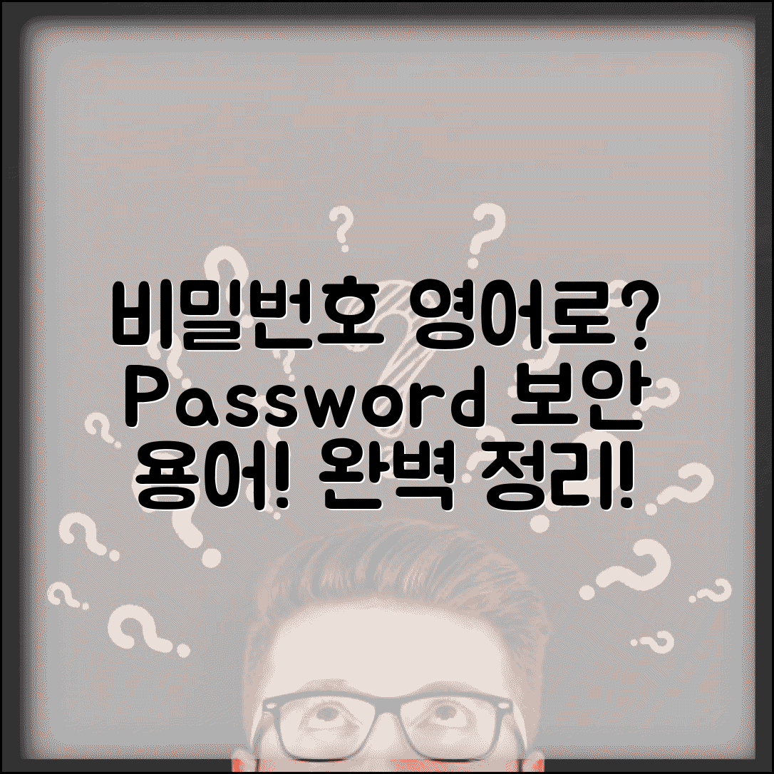 비밀번호 영어로 표현하기 | Password 관련 영어 표현과 보안 용어 완벽 정리