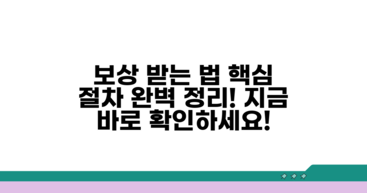 보상 청구 방법과 절차 안내