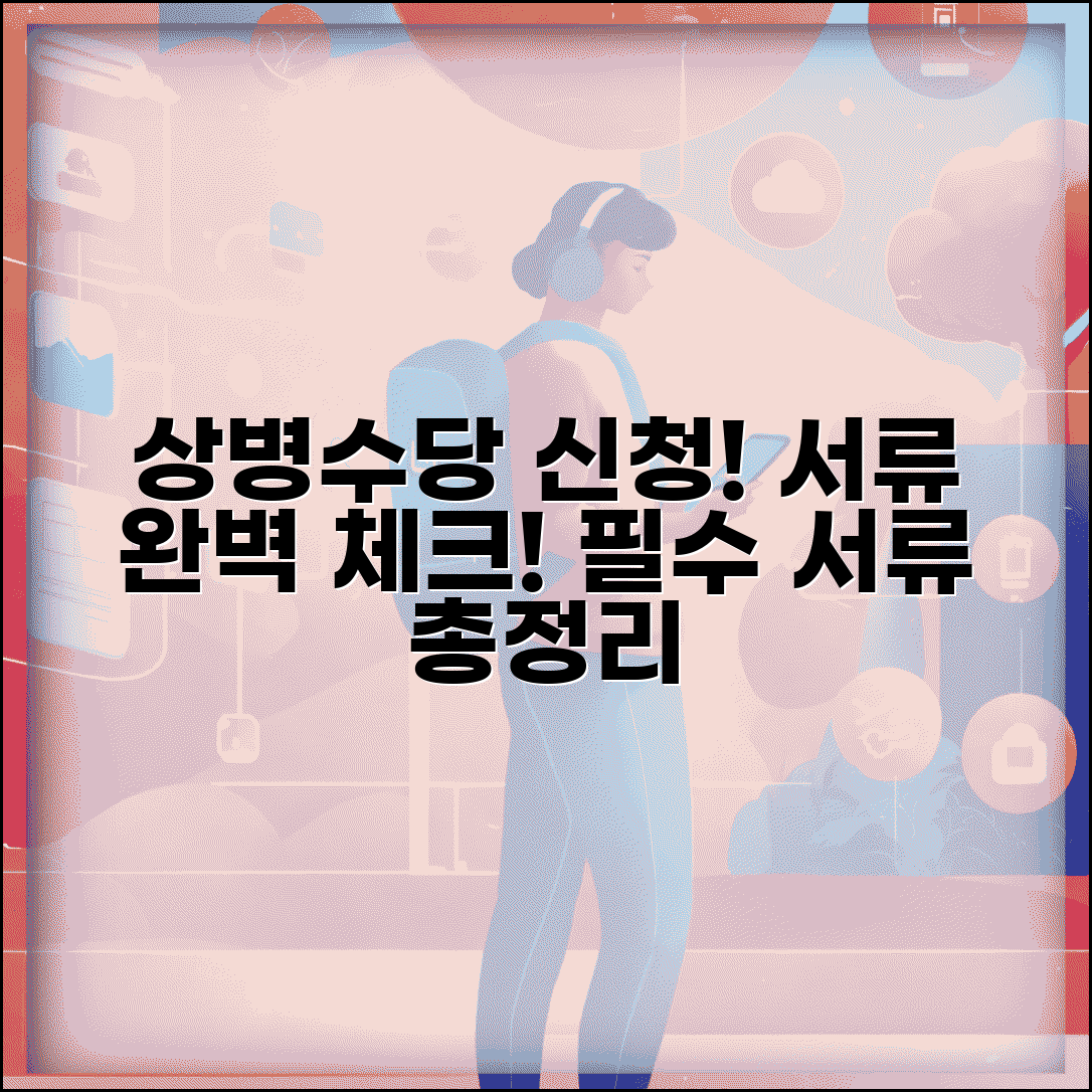 상병수당 신청서류 준비 | 상병수당 신청 필요서류 체크리스트