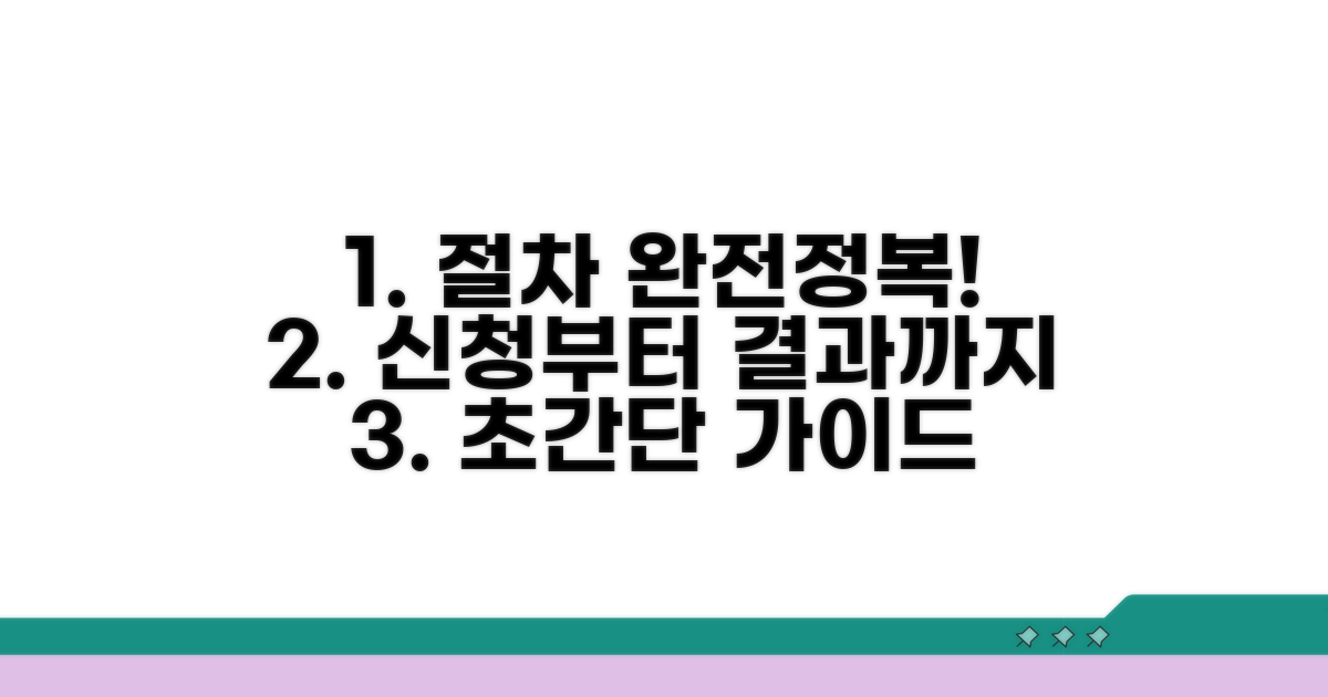 신청부터 결과까지, 절차 완전정복