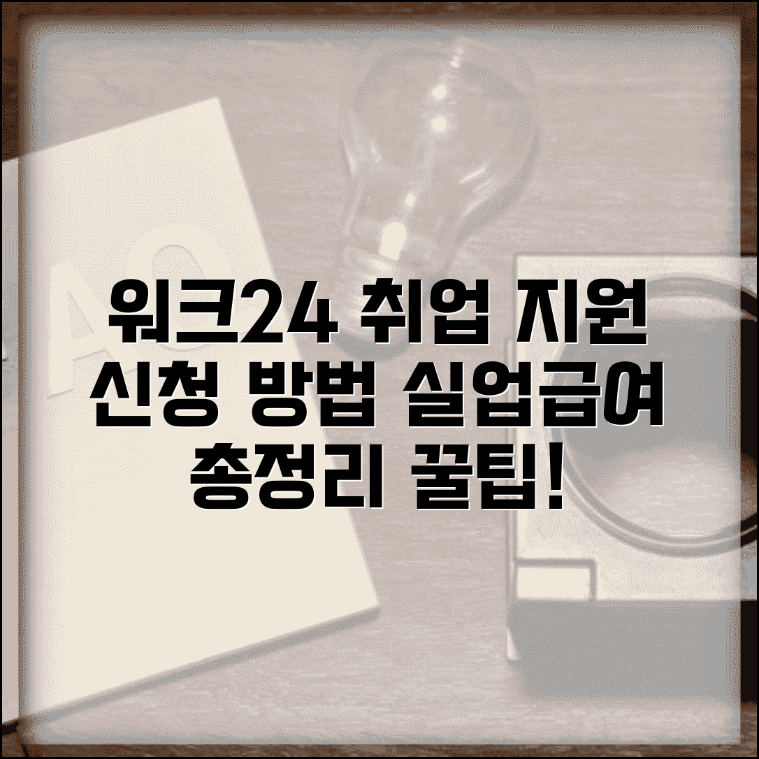 워크24 취업 지원 신청 방법과 실업급여 총정리