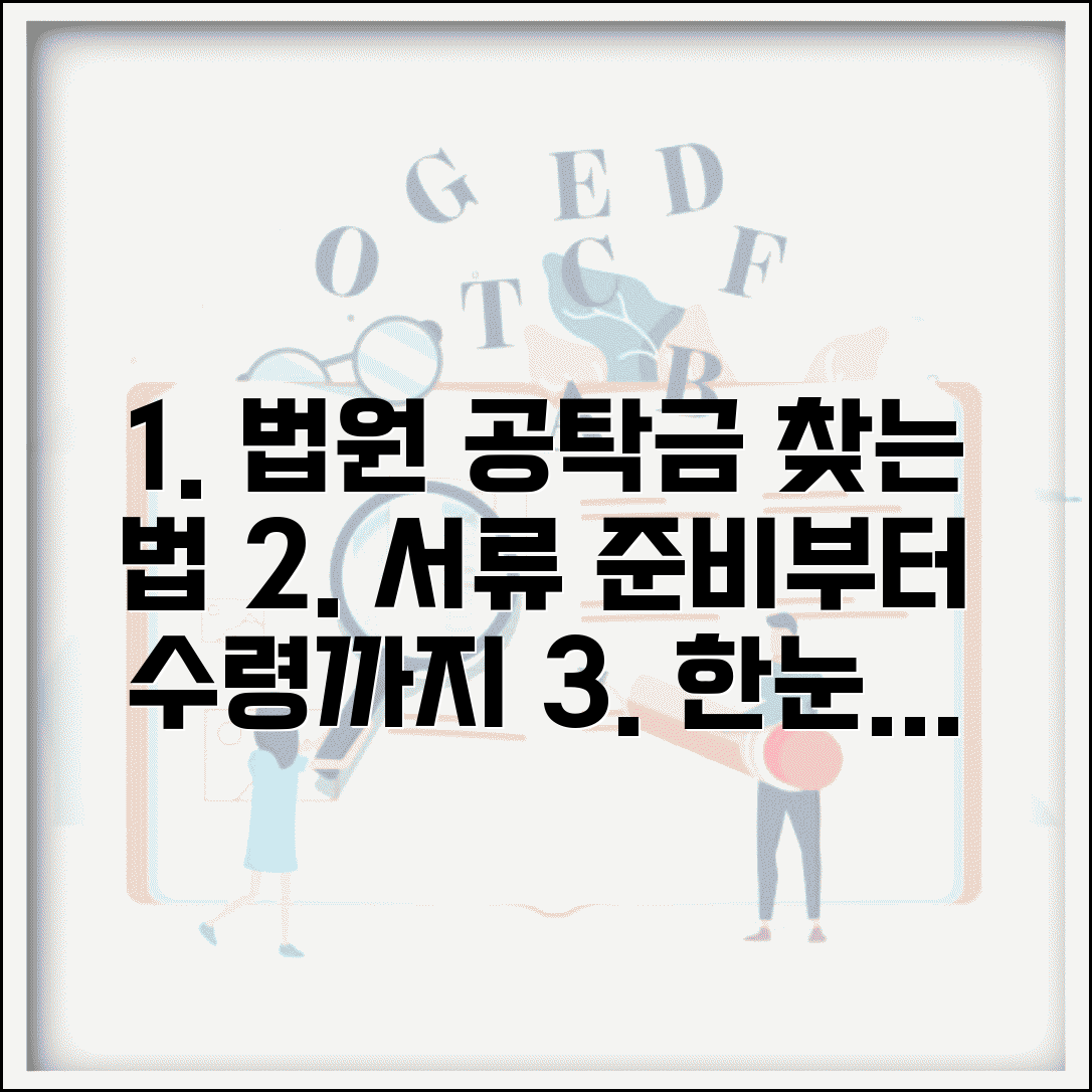 법원 공탁금 찾는 방법 서류 준비부터 수령까지