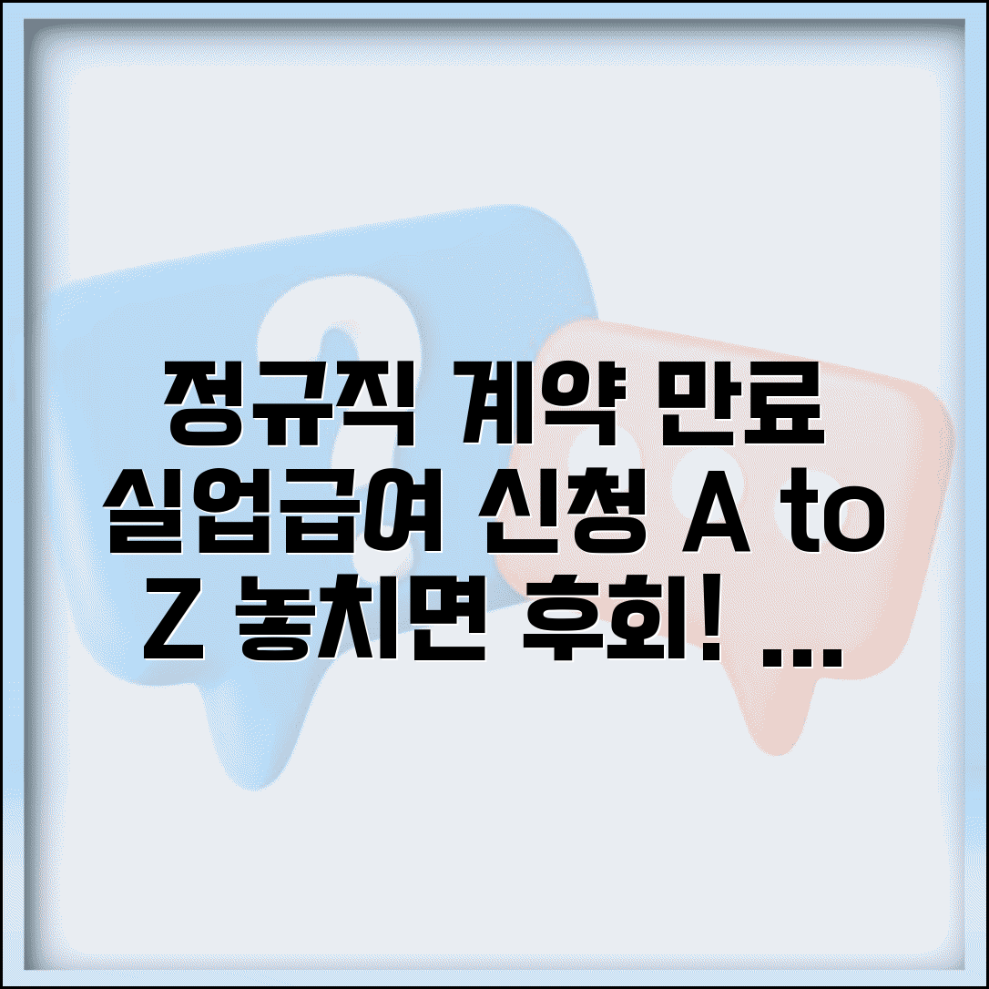 정규직 계약만료 실업급여 신청 방법과 절차