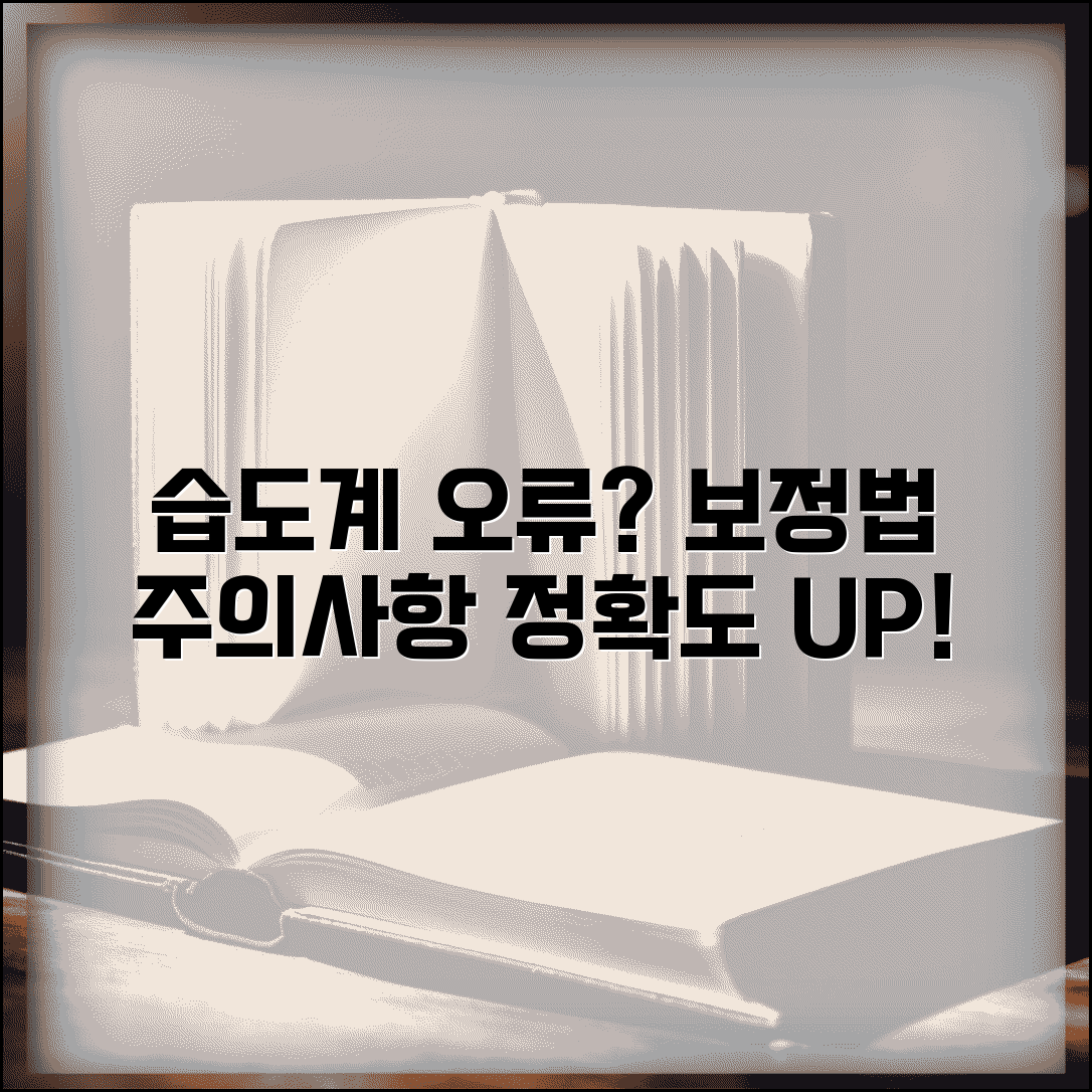 습도계 측정 부정확 오류 해결법 | 디지털 습도계 보정 방법과 주의사항