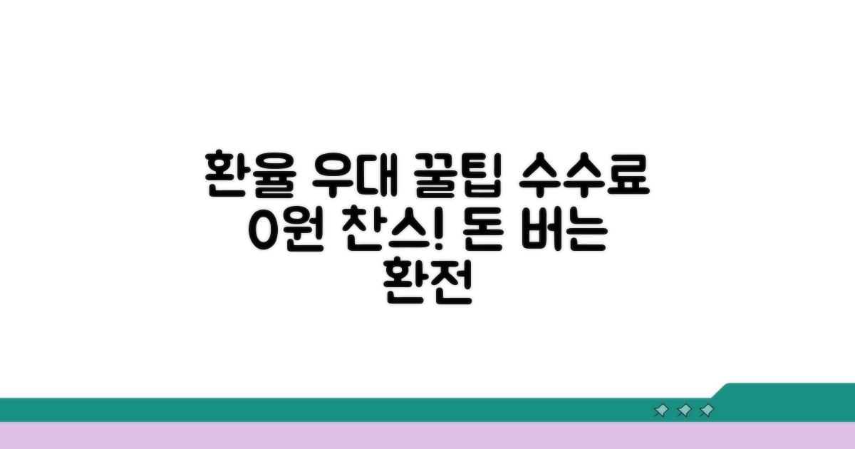 환율 우대와 수수료 절약 방법
