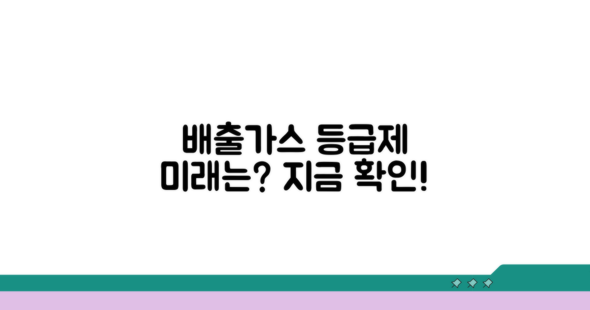 배출가스 등급제 미래 전망
