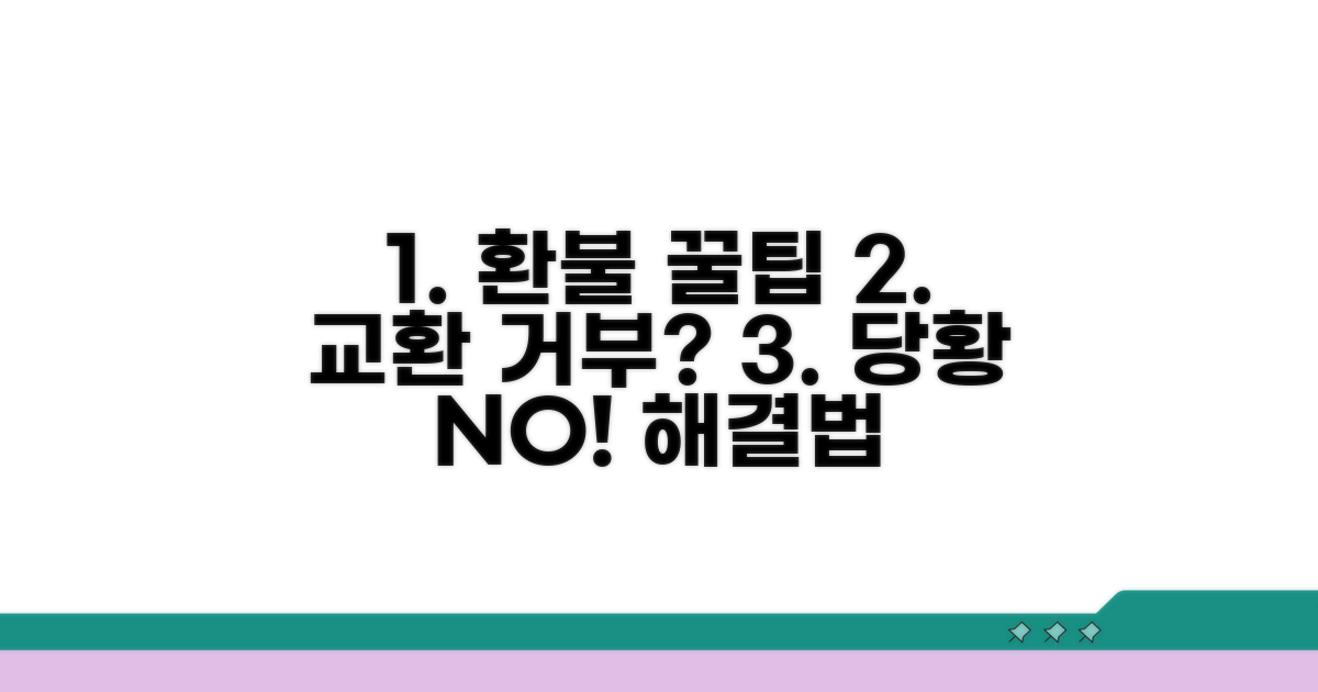 교환 거부 시 대처법과 환불 팁