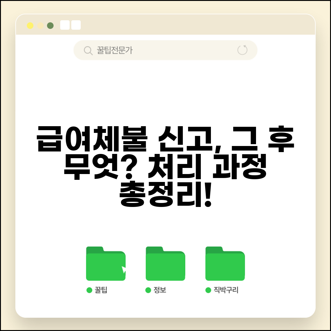 급여 체불 신고 후 처리 | 급여체불 신고 접수 후 진행과정