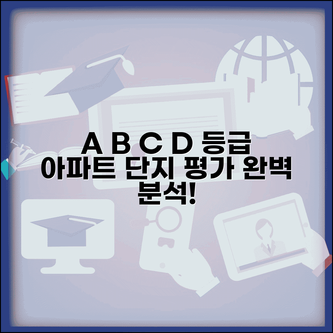 아파트 단지 등급 A B C D 분류 기준 | 주거 환경 평가 완벽 분석