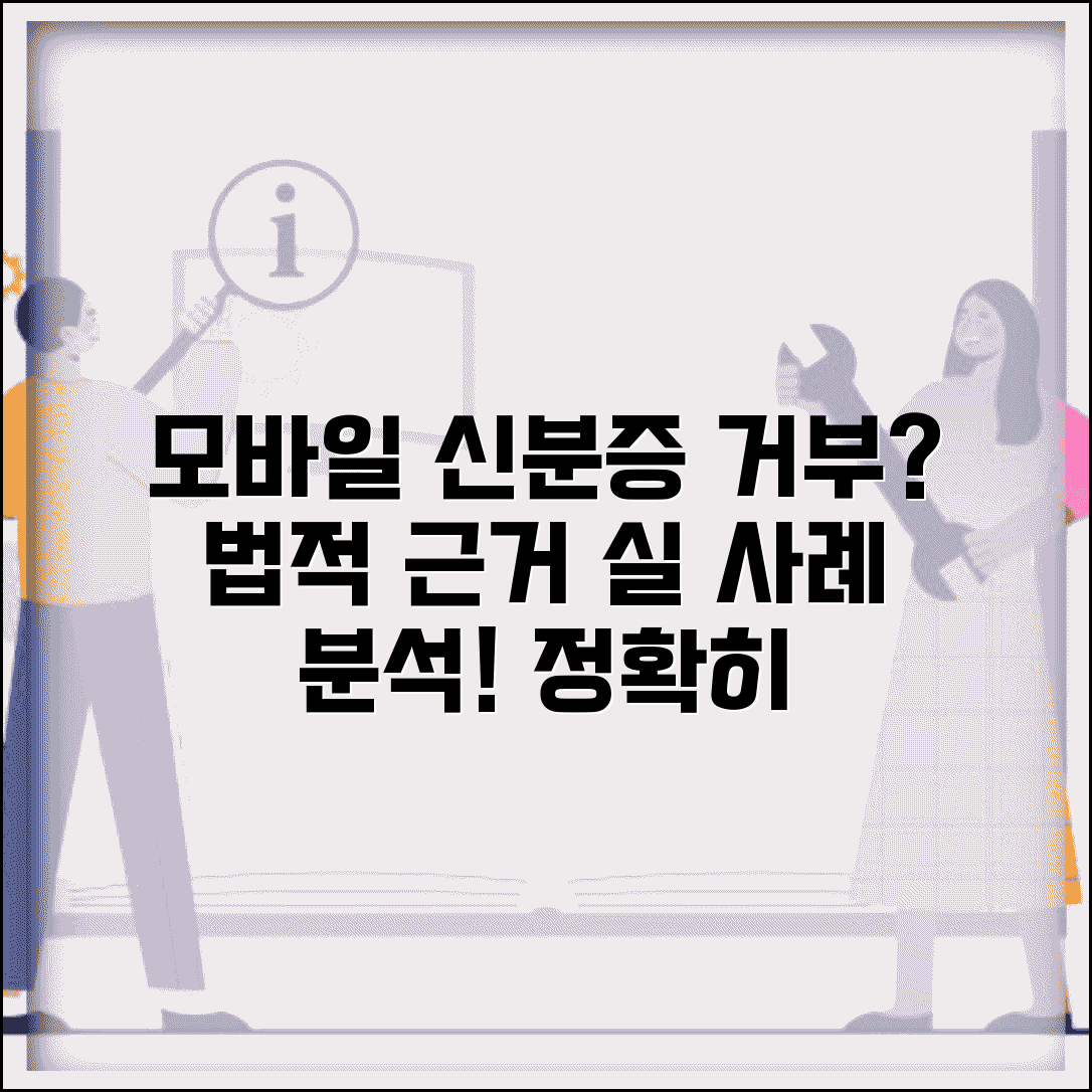 모바일신분증 거부 대응 방법 | 법적 근거와 실제 사례 분석