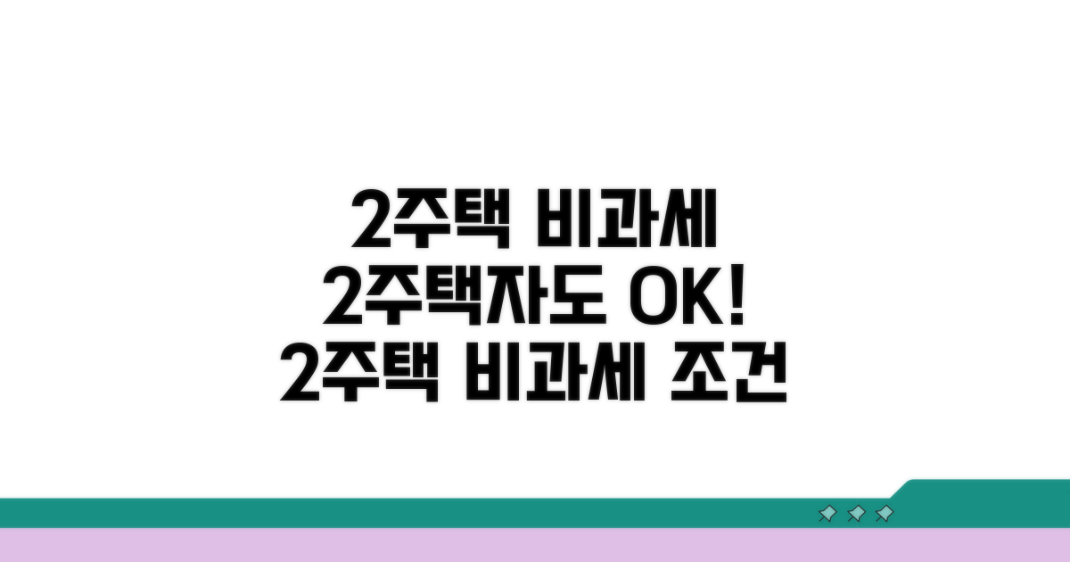 일시적 2주택 비과세 조건 완벽 분석