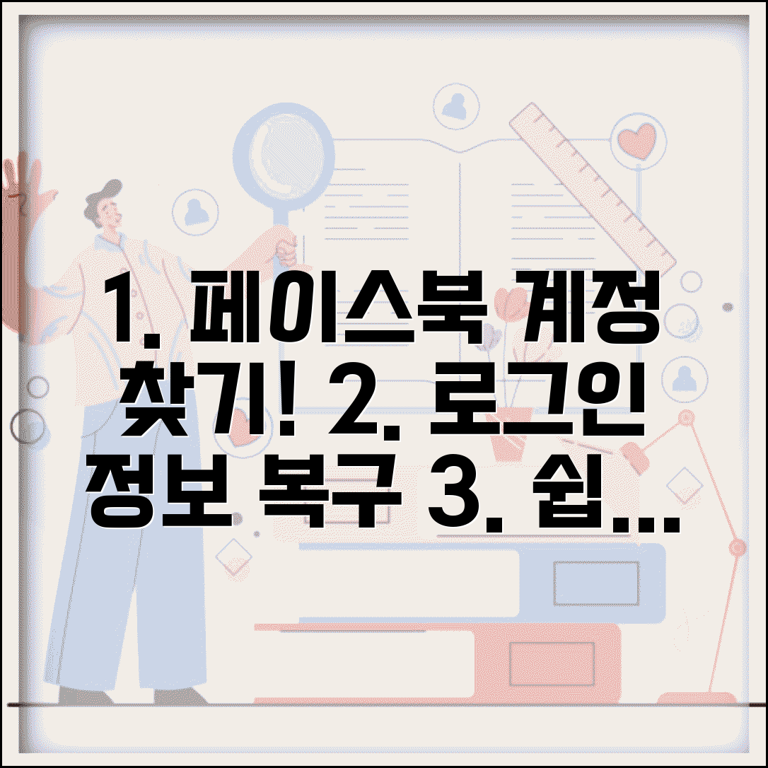 페이스북 계정찾기 단계별 안내 | 로그인 정보 복구 방법