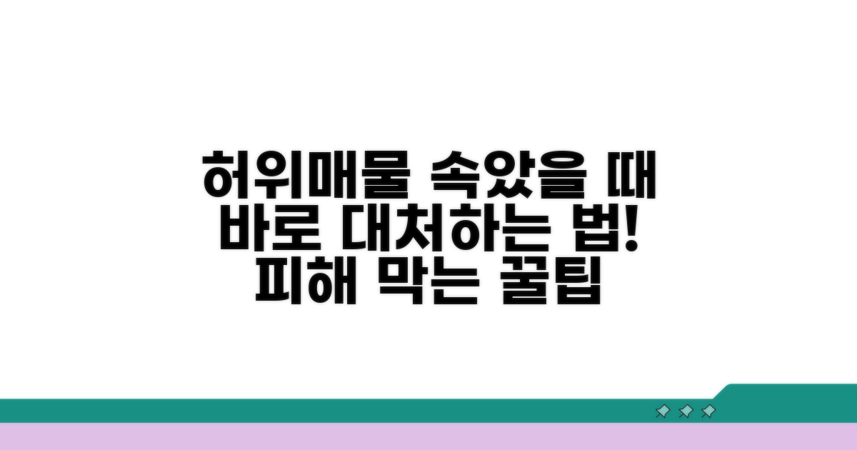 허위매물 속았을 때 대처법