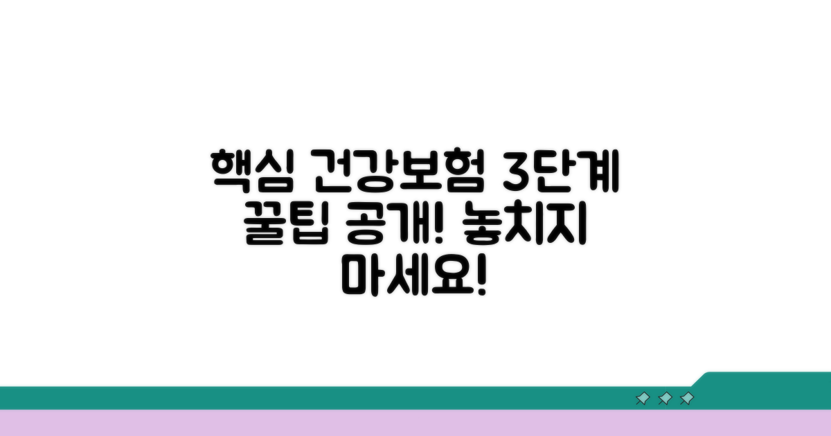 건강보험 정보, 3단계 이용법