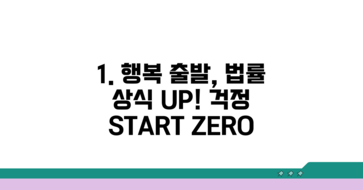 행복한 출발을 위한 법률 상식