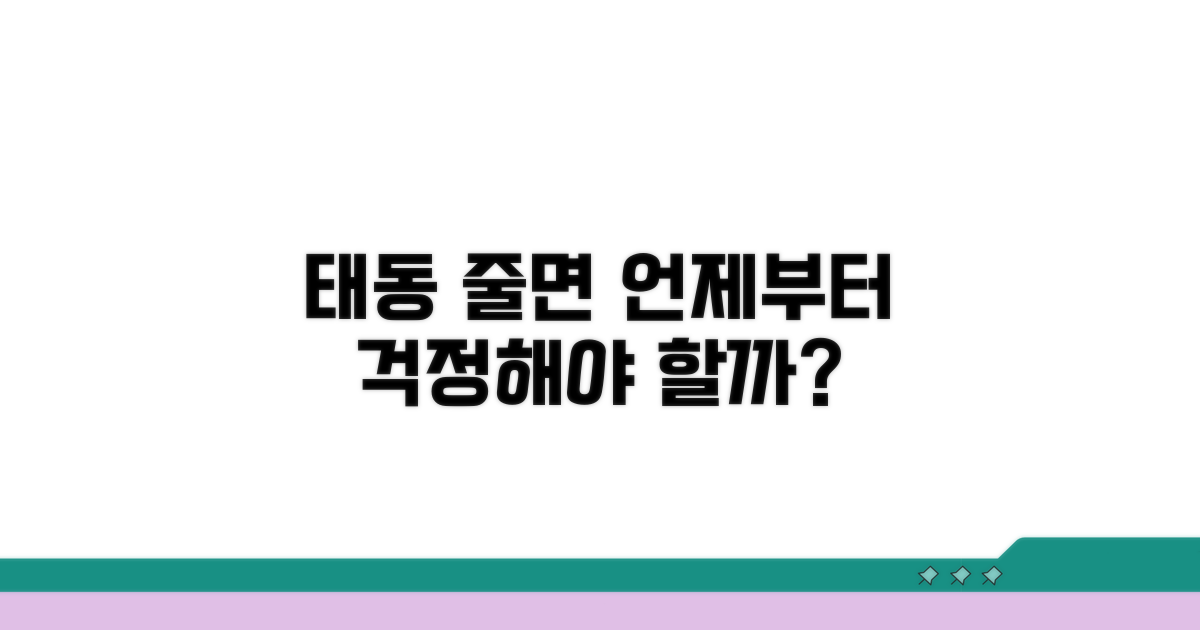 태동 줄어듦, 언제부터 걱정해야 할까?