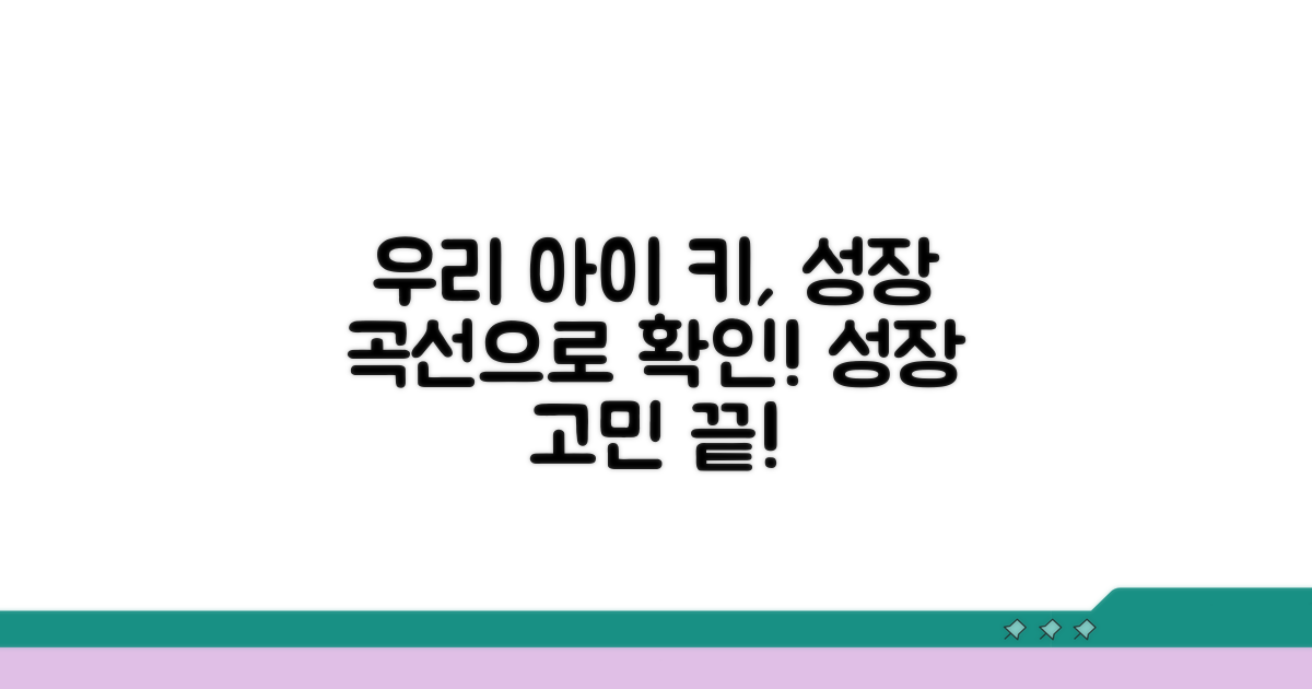 표준 성장 곡선으로 우리 아이 키 확인