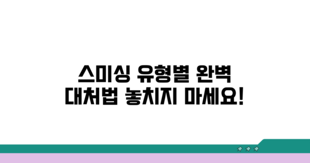 스미싱 유형별 대처법 완전 분석