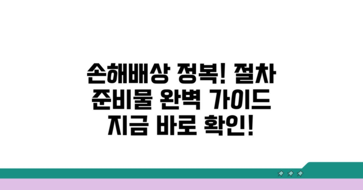 손해배상 청구, 절차와 준비물