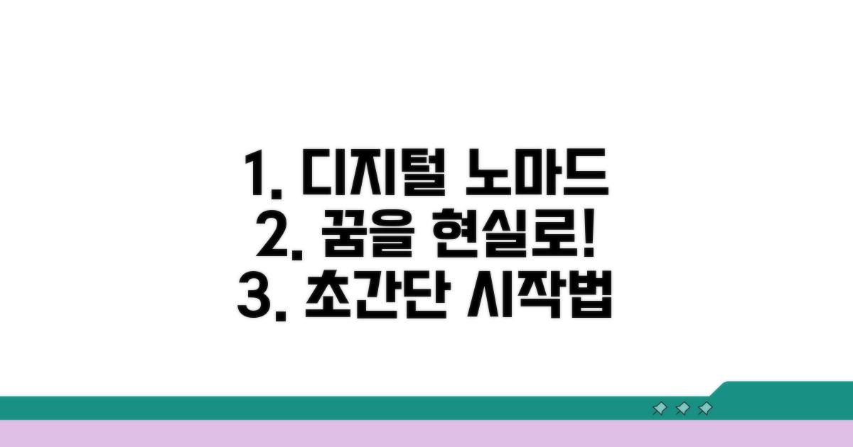 디지털 노마드 되는 쉬운 방법