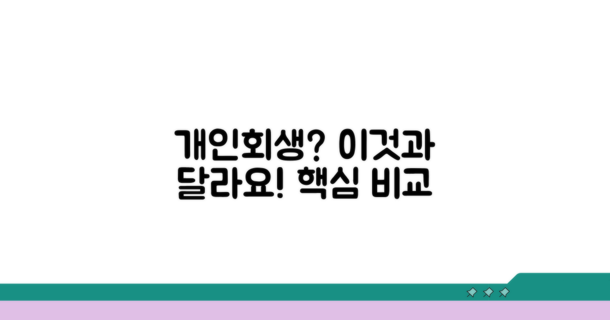 개인회생과 무엇이 다른가요?