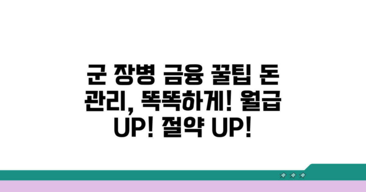 현역 장병을 위한 금융 팁