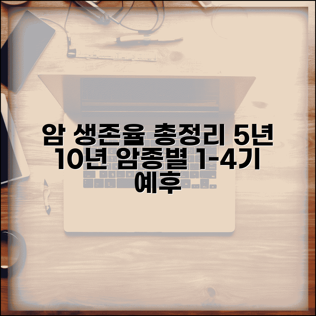 암 생존율 5년 10년 암종별 | 암 1기 2기 3기 4기 생존율 및 예후 총정리