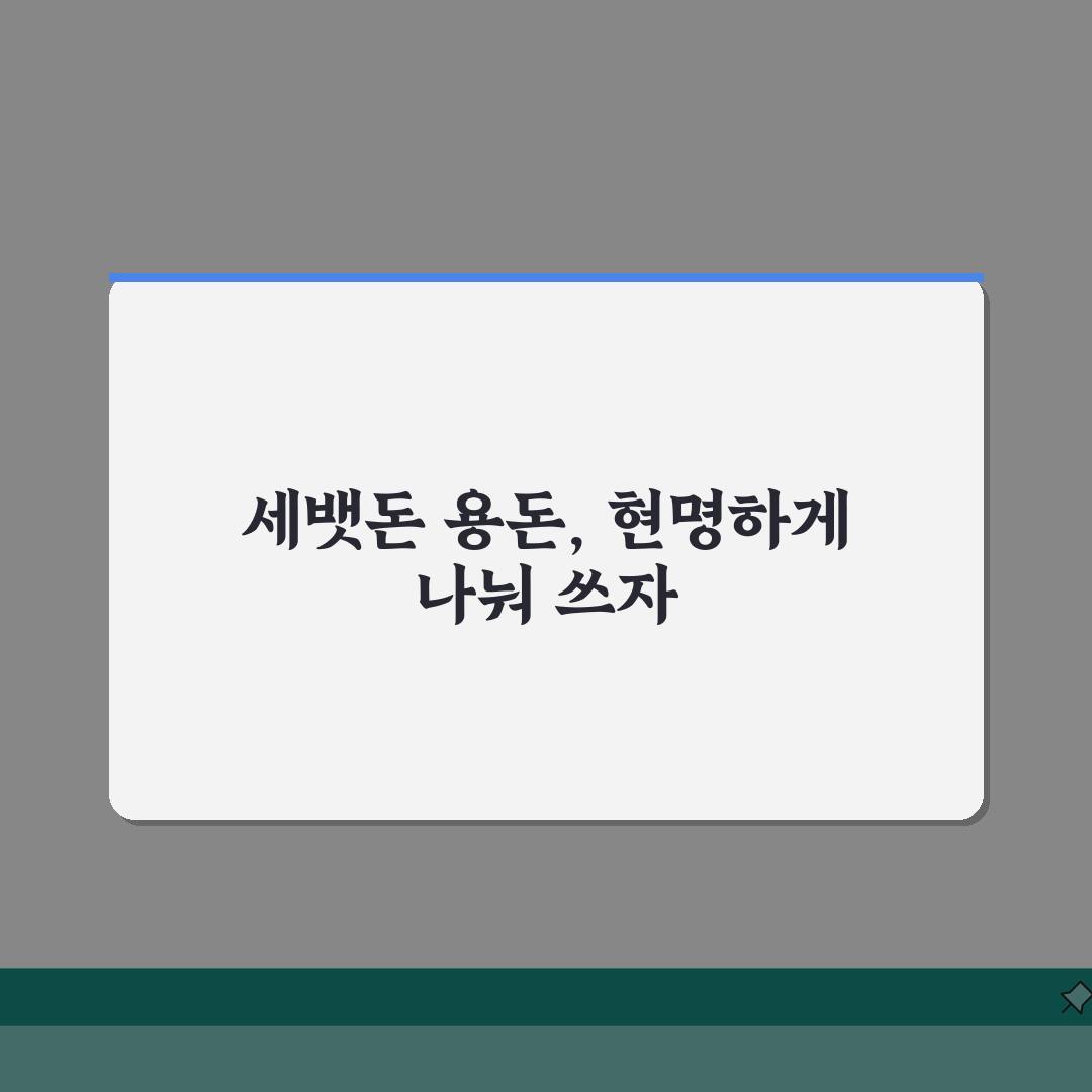 세뱃돈 용돈 차이점 무엇인지 | 세배돈 용돈 구별 완벽가이드: 7가지 핵심 비교