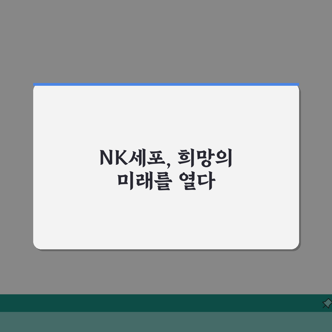 NK세포 정상 수치 자연살해세포 | NK세포 수치 면역력 측정 총정리: 5가지 핵심 분석